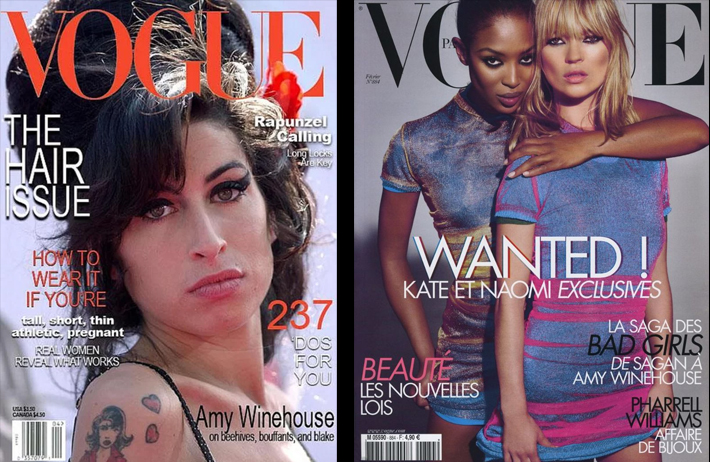 Amy, Naomi e Kate: em capas da Vogue